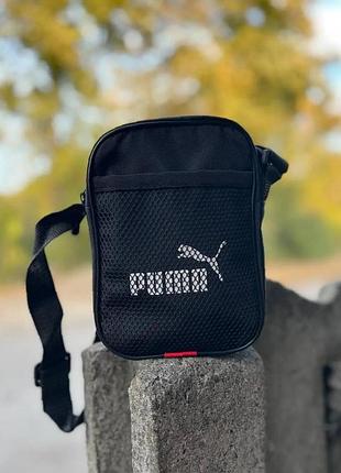 Барсетка puma через плече — компактна чоловіча сумка oxford 1000d для міста