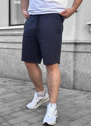 Шорти crocs з акцентними швами темно сині