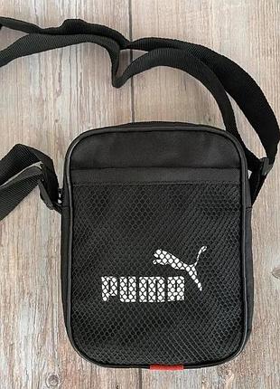 Чоловіча сумка puma через плече — компактна барсетка oxford 1000d на кожен день