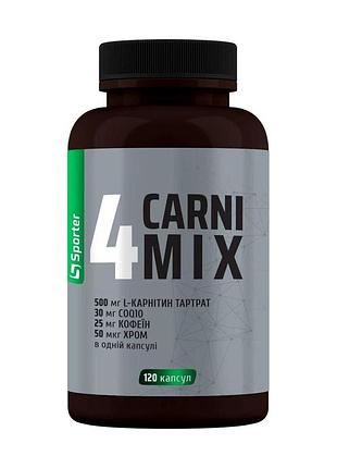 Жироспалювач sporter 4 carni mix, 120 капсул