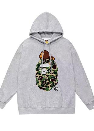 Мужской худи на флисе bape