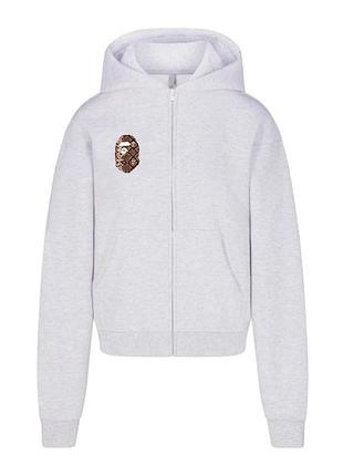 Мужской зип-худи bape