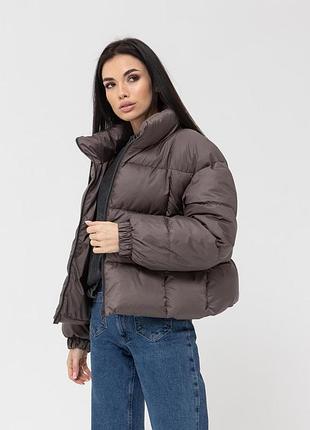 Куртка коричневый l 6