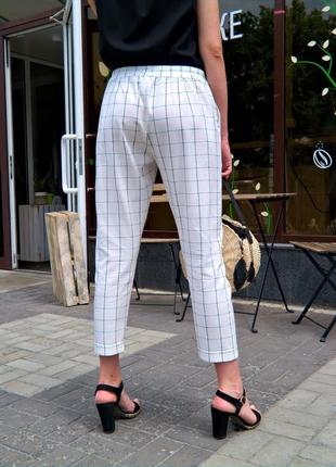 Жіночі капрі, жіночі укорочені штани, літні жіночі брюки з льону4 фото