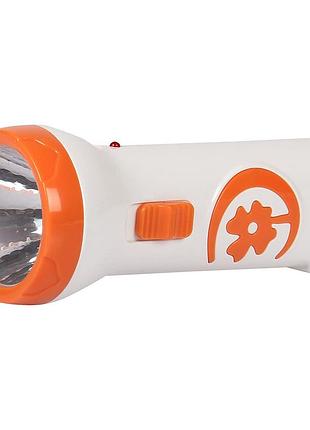 Фонарь аккумуляторный ручной dp 1921a 9357 0.5 вт оранжевый