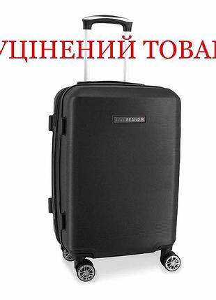 Чемодан swissbrand cardiff (m) черный (swb_lhcar001m), для самолета, поезда и автобуса, для ручной клади, для семейных путешествий