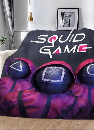 Плед 3d игра в кальмара squid game 12297 160х200 см