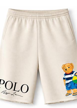 Мужские оверсайз шорты ralph lauren polo bear