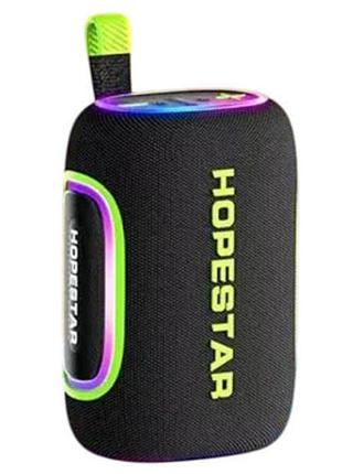 Колонка аккумуляторная беспроводная bluetooth hopestar h58 черная