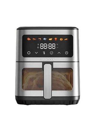 Аэрофритюрница мультипечь цифровая 8,5л 2000w xxl sokany sk-10106a