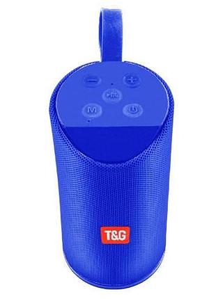 Портативная колонка t&g tg113a синяя