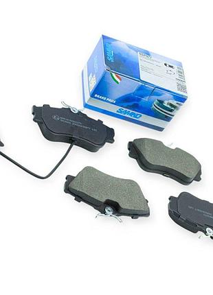 Колодки тормозные volkswagen т4 (1990-1996) передние (5sp977) r15 (система trw) samko