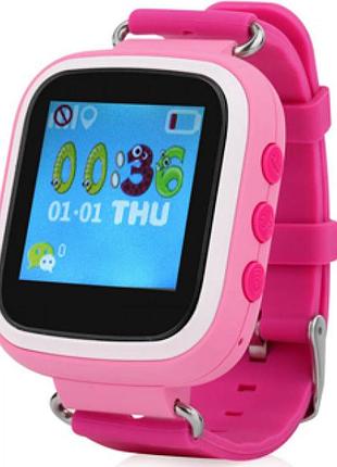Дитячий розумний годинник smart baby watch q80 рожевий