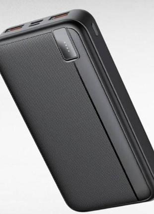 Power bank з функцією швидкого заряджання 20000mah allison als-s22 5v\2.1a чорний