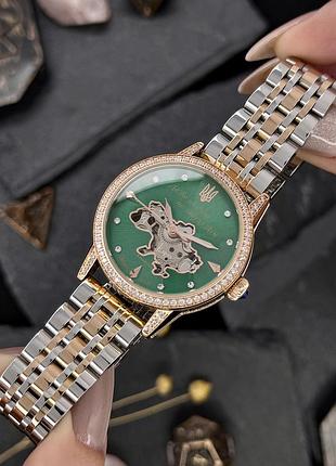 Часы наручные awarder 049 silver-gold-green 2