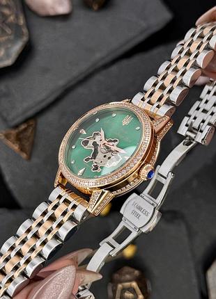 Часы наручные awarder 049 silver-gold-green 7