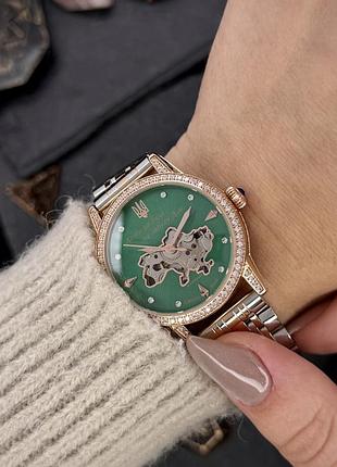 Часы наручные awarder 049 silver-gold-green 9