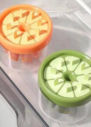 Мороженица ice creame mold оранжевая
