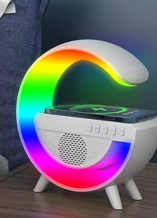 Ночник smart light g500 с беспроводной зарядкой белый