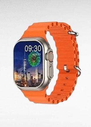 Смарт-годинник з функцією дзвінка smart watch bk9 ultra 2 помаранчевий