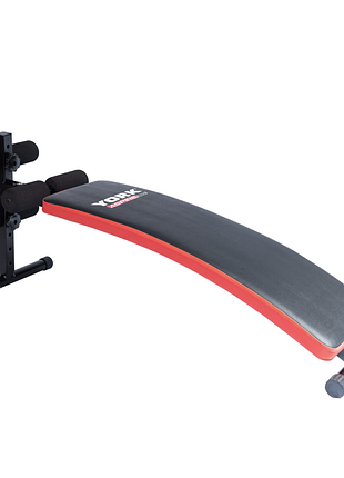 Скамья для пресса york fitness aspire 180 изогнута для силовых упражнений, фитнеса, дома, спортзала и регулярных тренировок