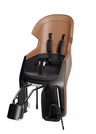 Детское велокресло bobike exclusive evolve maxi - rear bicycle seat for frame cinnamon brown лучшая цена с быстрой доставкой по