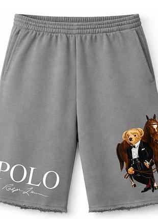 Мужские оверсайз шорты ralph lauren polo bear