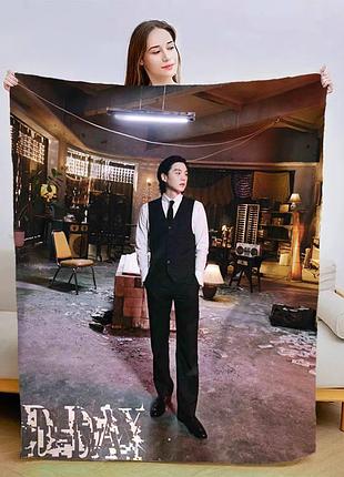 Плед 3d yoongi bts №2 13377 160х200 см