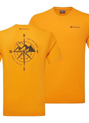 Футболка montane impact compass t-shirt flame orange