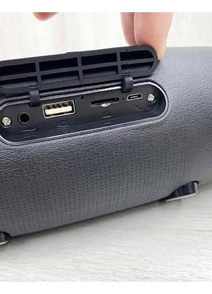 Бездротова bluetooth колонка stereo bt tg-165 10 w сіра