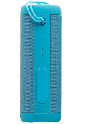 Колонка bluetooth hopestar p4 с фонариком голубая
