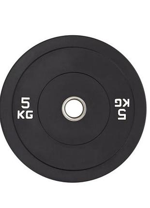 Бамперний диск generation fitness ff51b1e-5kg, для комплектування штанги, для жиму лежачи, для поступового збільшення навантаження
