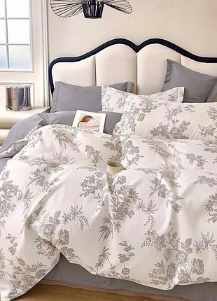 Постельное белье двуспальное из фланели mallory home print 7 21946 180х220 см