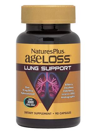 Вітаміни та мінерали natures plus age-less lung support, 90 капсул
