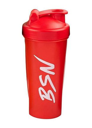 Шейкер bsn shaker 700 мл с пружинкой, red