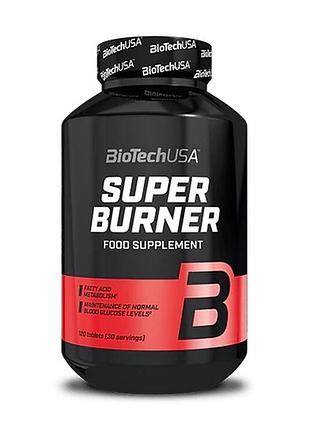 Жироспалювач biotech super burner, 120 таблеток