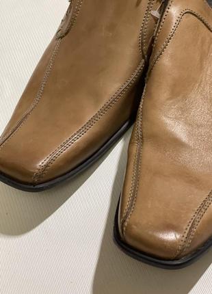 Классические мужские кожаные туфли 45 размера4 фото
