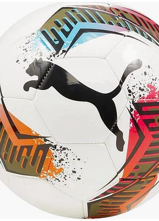 М'яч футзальний puma futsal 3 ms білий, помаранчевий уні 4