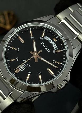 Мужские часы casio mtp-1370d-1a2 4