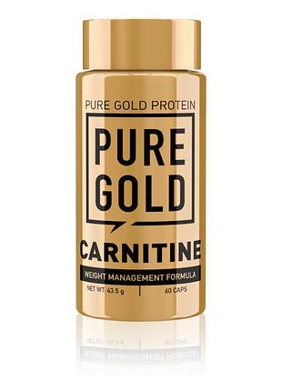 Жиросжигатель pure gold protein carnitine, 60 капсул