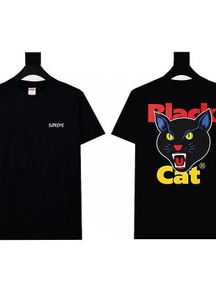 Мужская оверсайз футболка supreme