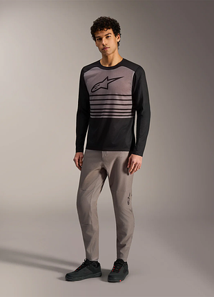 Джерси alpinestars a-dura elite ls jersey 2.0 черный, l, тип товара велосипедное джерси, категория веломайки, джерси, цвет черный
