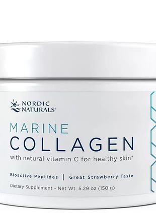 Препарат для суставов и связок nordic naturals marine collagen, 150 грамм - клубника