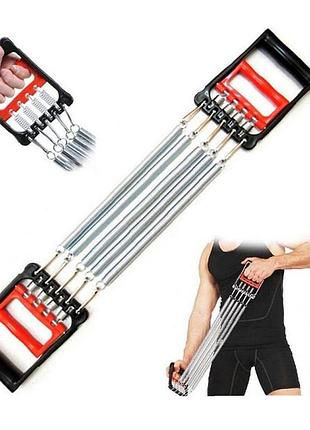 Еспандер для рук, грудей, плеч, кистьовий 2 в 1 newt pull chest/grip ti-t-201, для розвитку координації, для тренувань усього тіла