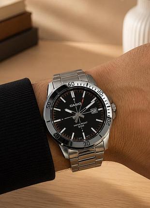 Мужские часы casio mtp-vd01d-1e2 6