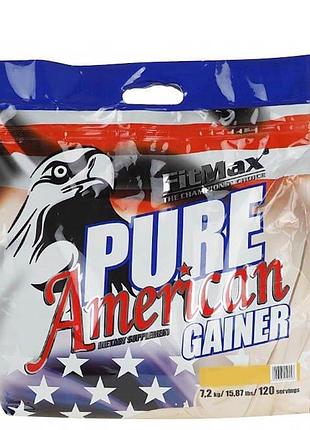 Гейнер fitmax pure american gainer, 7.2 кг - ваніль