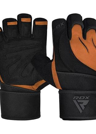 Перчатки для фитнеса rdx micro tan/black plus-xl