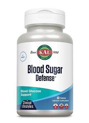 Комплекс для підтримки рівня глюкози kal blood sugar defense, 60 таблеток