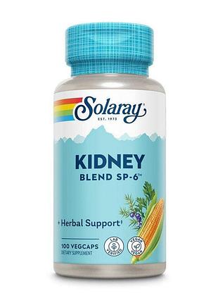 Комплекс для поддержки почек solaray kidney blend sp-6, 100 капсул