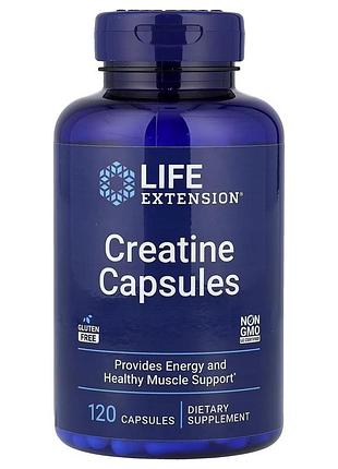 Креатин life extension creatine capsules, 120 капсул